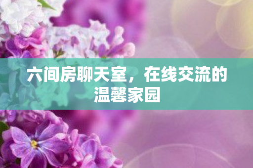 六间房聊天室，在线交流的温馨家园