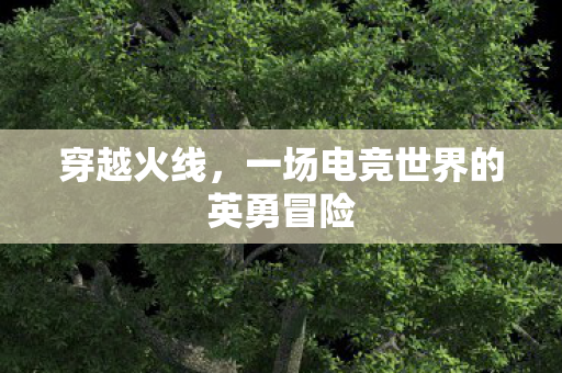穿越火线，一场电竞世界的英勇冒险
