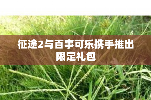 征途2与百事可乐携手推出限定礼包