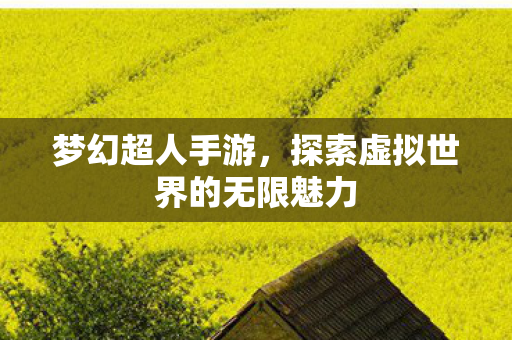 梦幻超人手游，探索虚拟世界的无限魅力