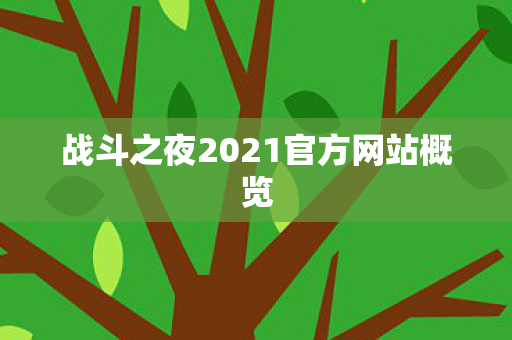 战斗之夜2021官方网站概览