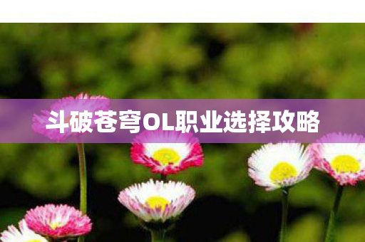斗破苍穹OL职业选择攻略