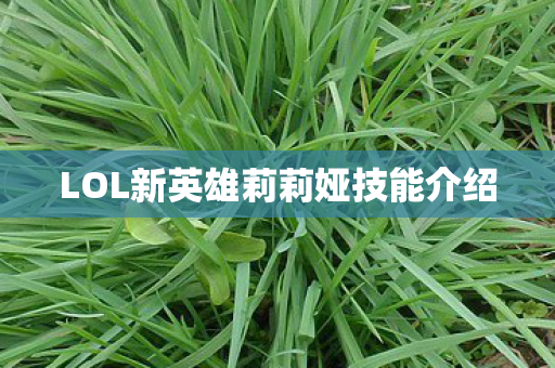 LOL新英雄莉莉娅技能介绍