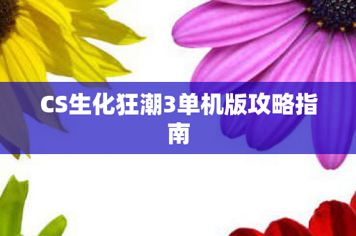 CS生化狂潮3单机版攻略指南