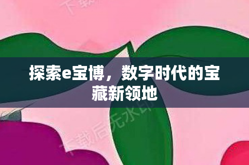 探索e宝博，数字时代的宝藏新领地