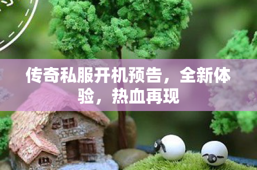 传奇私服开机预告，全新体验，热血再现