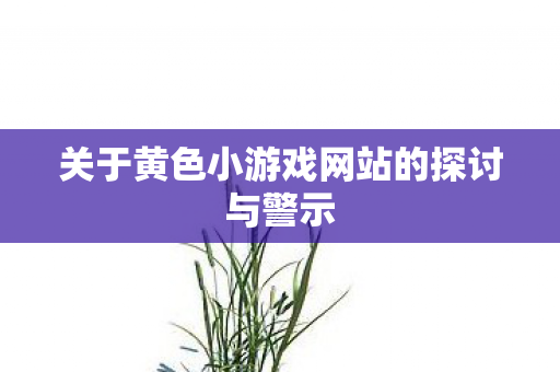 关于黄色小游戏网站的探讨与警示 关于黄色小游戏网站的探讨与警示