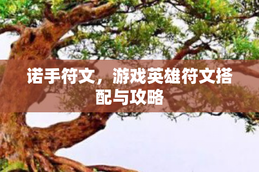 诺手符文，游戏英雄符文搭配与攻略