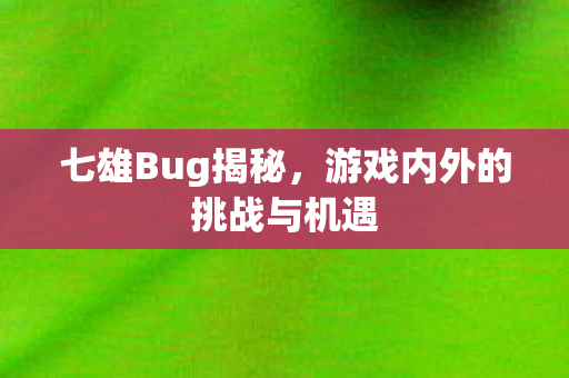 七雄Bug揭秘，游戏内外的挑战与机遇