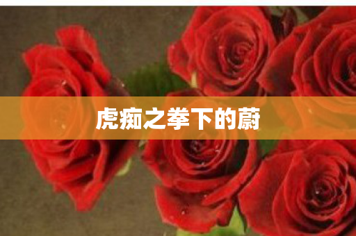 虎痴之拳下的蔚