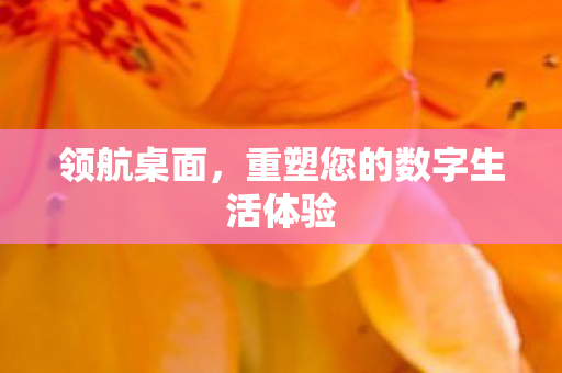 领航桌面,重塑您的数字生活体验 领航桌面,重塑您的数字生活体验