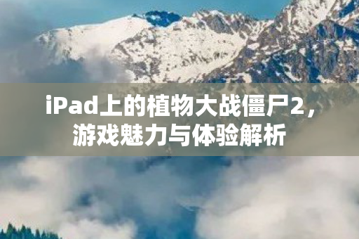 iPad上的植物大战僵尸2，游戏魅力与体验解析