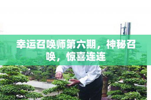 幸运召唤师第六期，神秘召唤，惊喜连连