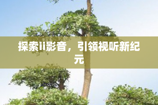 探索ii影音，引领视听新纪元