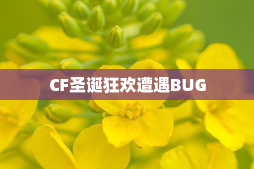 CF圣诞狂欢遭遇BUG