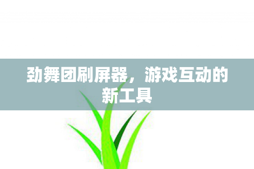 劲舞团刷屏器，游戏互动的新工具