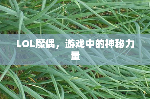 LOL魔偶，游戏中的神秘力量