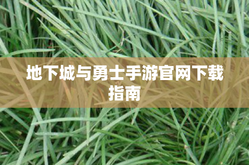 地下城与勇士手游官网下载指南