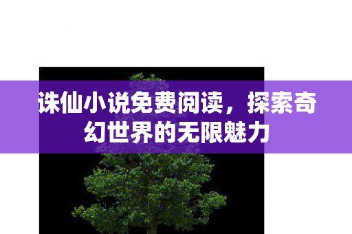 诛仙小说免费阅读，探索奇幻世界的无限魅力