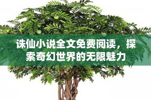 诛仙小说全文免费阅读，探索奇幻世界的无限魅力