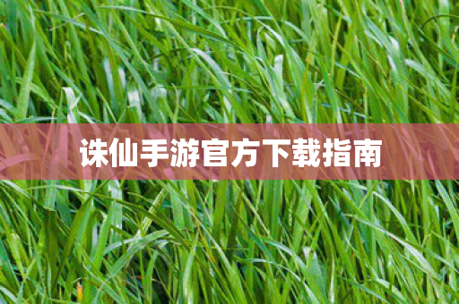 诛仙手游官方下载指南