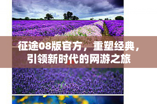 征途08版官方,重塑经典,引领新时代的网游之旅 征途08版官方,重塑经典,引领新时代的网游之旅