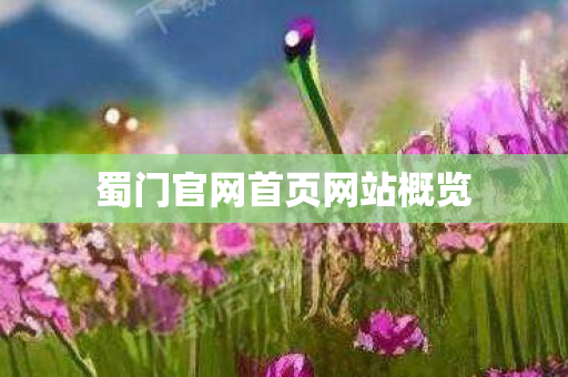 蜀门官网首页网站概览