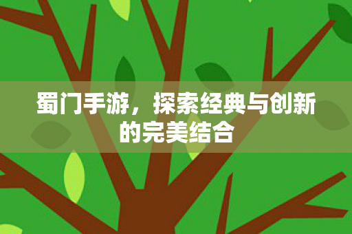 蜀门手游，探索经典与创新的完美结合