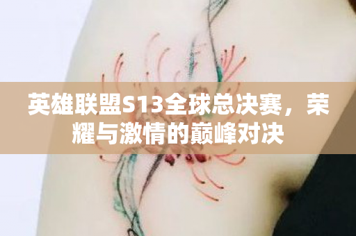 英雄联盟S13全球总决赛，荣耀与激情的巅峰对决