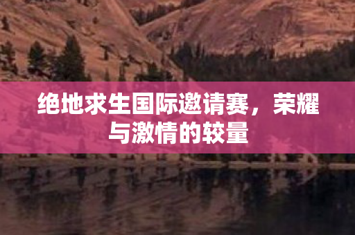 绝地求生国际邀请赛，荣耀与激情的较量