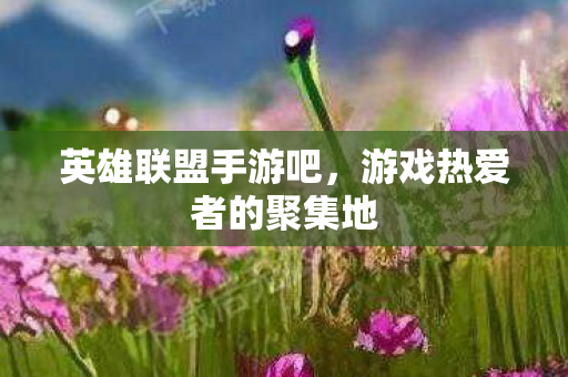 英雄联盟手游吧，游戏热爱者的聚集地
