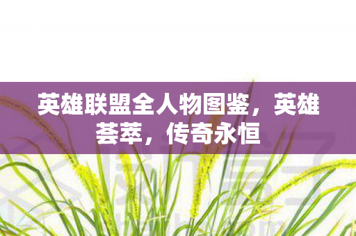 英雄联盟全人物图鉴，英雄荟萃，传奇永恒