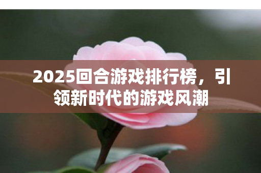 2025回合游戏排行榜,引领新时代的游戏风潮 2025回合游戏排行榜,引领新时代的游戏风潮