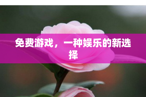 免费游戏,一种娱乐的新选择