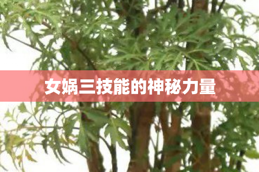 女娲三技能的神秘力量