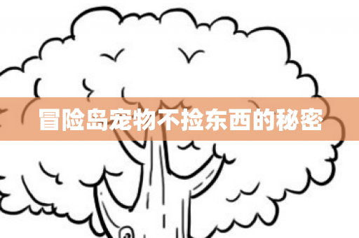 冒险岛宠物不捡东西的秘密