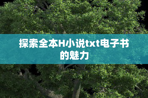 探索全本H小说txt电子书的魅力