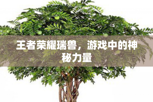 王者荣耀瑞兽，游戏中的神秘力量