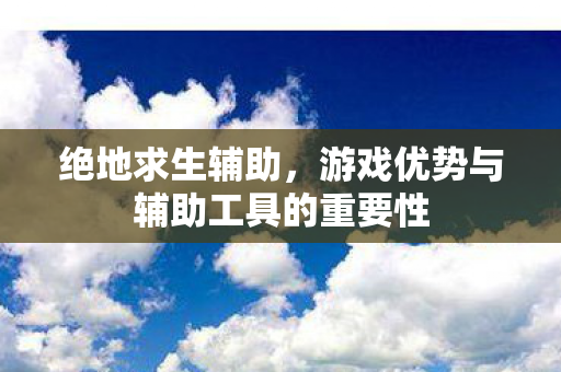 绝地求生辅助，游戏优势与辅助工具的重要性