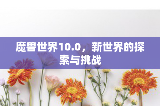 魔兽世界10.0，新世界的探索与挑战