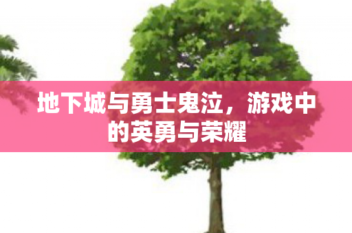 地下城与勇士鬼泣,游戏中的英勇与荣耀 地下城与勇士鬼泣,游戏中的英勇与荣耀