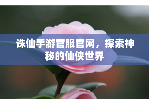 诛仙手游官服官网，探索神秘的仙侠世界