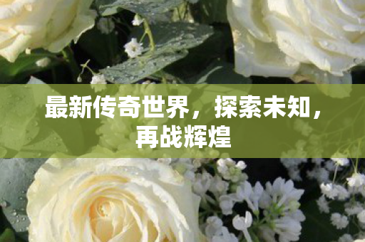 最新传奇世界，探索未知，再战辉煌