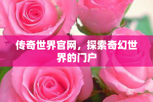 传奇世界官网，探索奇幻世界的门户