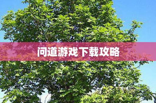 问道游戏下载攻略