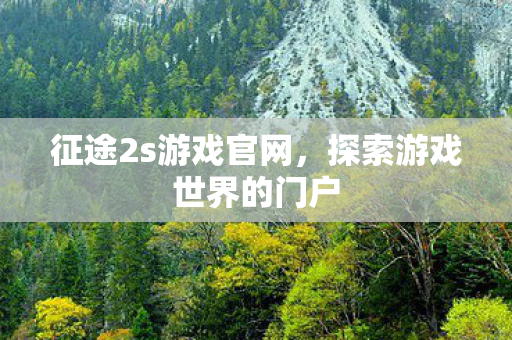 征途2s游戏官网，探索游戏世界的门户