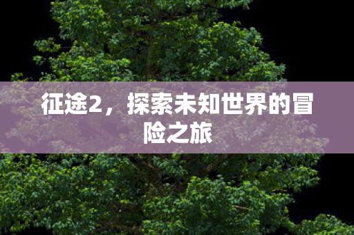 征途2，探索未知世界的冒险之旅