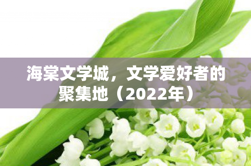 海棠文学城,文学爱好者的聚集地(2022年) 海棠文学城,文学爱好者的聚集地(2022年)