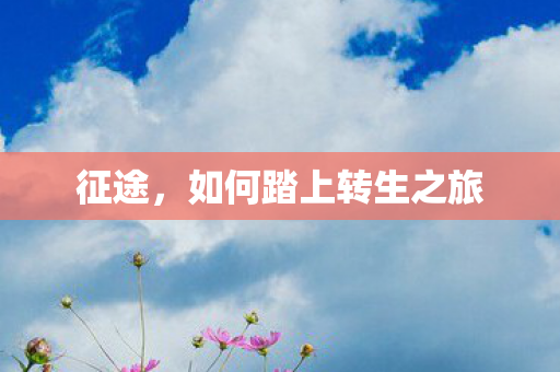 征途，如何踏上转生之旅