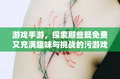 游戏手游，探索那些既免费又充满趣味与挑战的污游戏体验